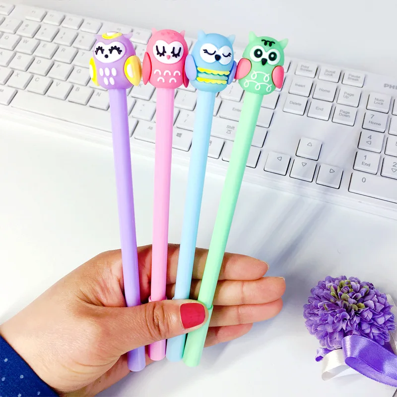 48pcs/lot creative Owl animal gel pen cartoon bird black water pen student stationery promotion gift sign pen
48pcs/lot creative Owl animal gel pen cartoon bird black water pen student stationery promotion gift sign pen