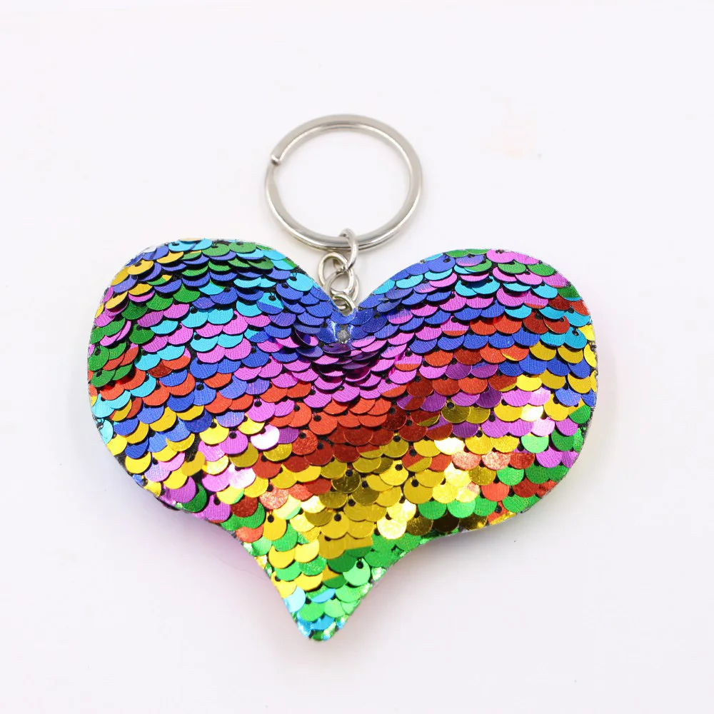 Cute Women Heart Keychain Glitter Sequins Key Ring for Women Handbag Purse Pendants Holder Keyring Porte Clef Llaveros
Cute Women Heart Keychain Glitter Sequins Key Ring for Women Handbag Purse Pendants Holder Keyring Porte Clef Llaveros