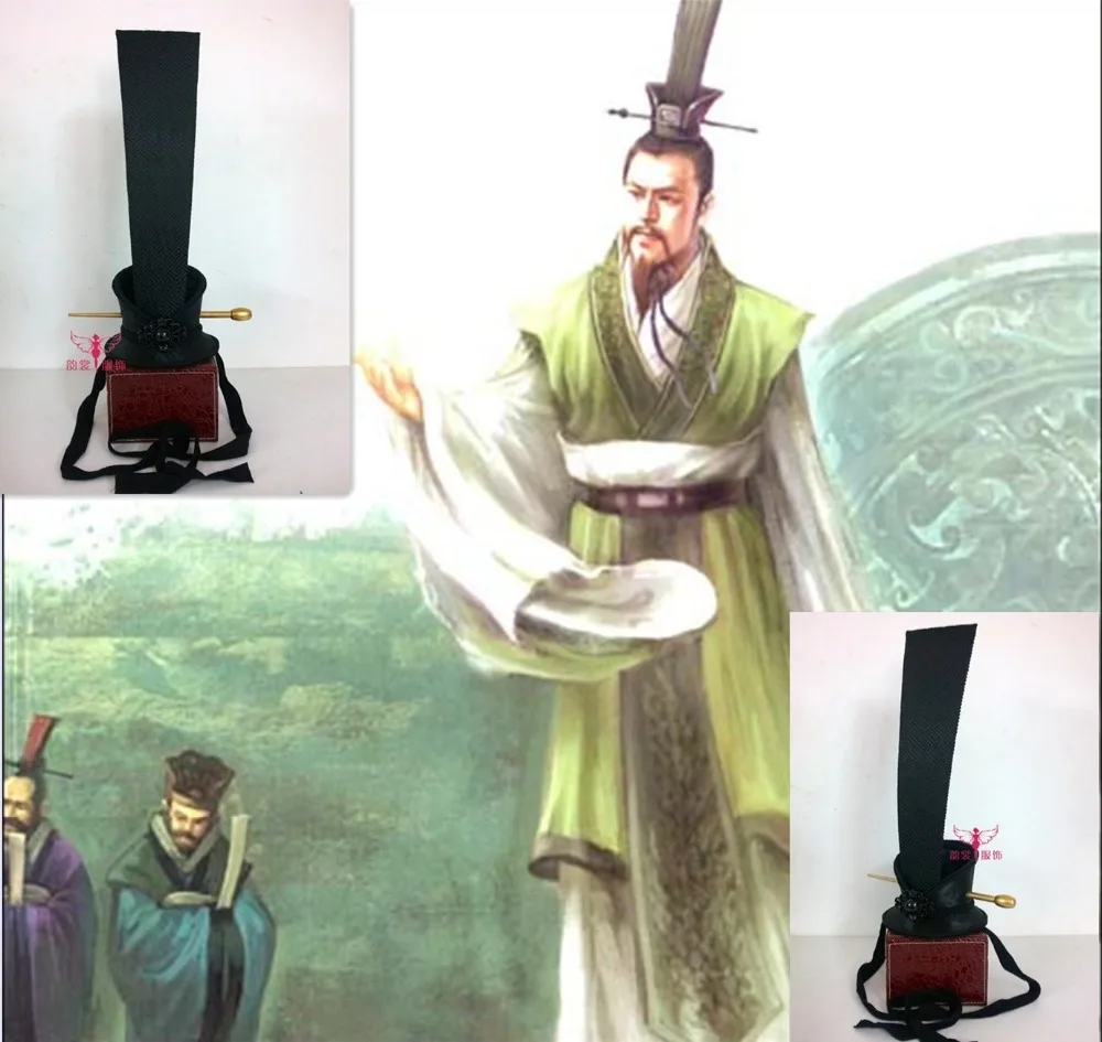 Hanfu Hair Tiaras Three Kingdoms Period Emperor of Shu LiuBei Hat Chinese Great Poet QuYuan Hair Tiaras for Male Cosplay Hat
Hanfu Hair Tiaras Three Kingdoms Period Emperor of Shu LiuBei Hat Chinese Great Poet QuYuan Hair Tiaras for Male Cosplay Hat