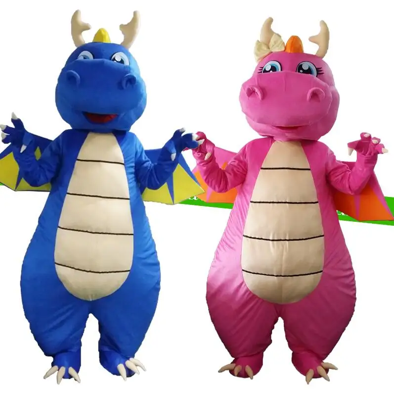

Dinosaur Mascot Costume Fiery Dragon Mascotter Cosplay Costume Character Cartoon Animals Mask Party Carnival Costumes For Adults