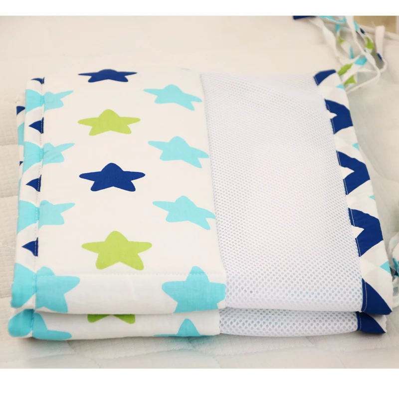 2 pcs 120*30cm summer breathable net Cotton Anti-collision Baby Bumper Cartoon Printing One -Piece Baby Cirb Bumper Baby Bedding
2 pcs 120*30cm summer breathable net Cotton Anti-collision Baby Bumper Cartoon Printing One -Piece Baby Cirb Bumper Baby Bedding