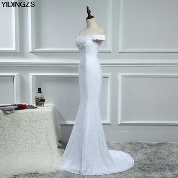 YIDINGZS Sexy Lace Wedding Dresses Elegant Mermaid