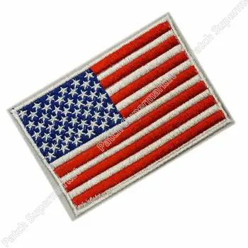 USA AMERICAN FLAG EMBROIDERED PATCH Iron-on Sew-on WHITE BORDER US UNITED STATES Uniform SHOULDER
USA AMERICAN FLAG EMBROIDERED PATCH Iron-on Sew-on WHITE BORDER US UNITED STATES Uniform SHOULDER