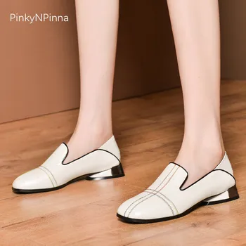 2019 summer autumn women white cowhide loafers metallic heels slip on sewing pattern chic office ladies casual shoes plus size
2019 summer autumn women white cowhide loafers metallic heels slip on sewing pattern chic office ladies casual shoes plus size