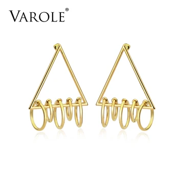 VAROLE Triangle Small Circles Dangle Earrings Gold color Earings Drop Earrings For Women Long Earings Fashion Jewelry Brincos
VAROLE Triangle Small Circles Dangle Earrings Gold color Earings Drop Earrings For Women Long Earings Fashion Jewelry Brincos