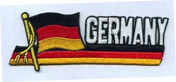 Germany Flag Embroidery Patches Made by Twill with Heat Cut and Iron On Backing Make As Client Request MOQ50pcs Free Shipping
Germany Flag Embroidery Patches Made by Twill with Heat Cut and Iron On Backing Make As Client Request MOQ50pcs Free Shipping