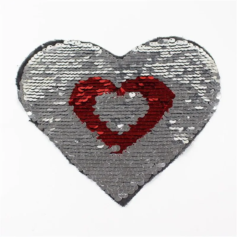 Girl men clothes sequins patch deal with it 20cm silver heart red iron on patches for clothing t shirt/jeans/dress free shipping
Girl men clothes sequins patch deal with it 20cm silver heart red iron on patches for clothing t shirt/jeans/dress free shipping