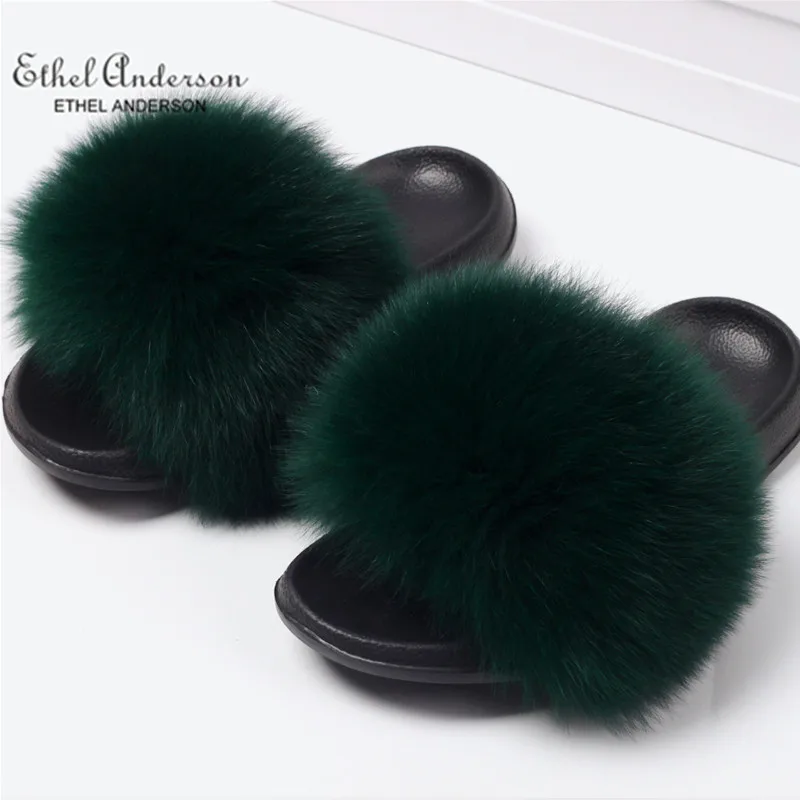 Wholesale Newest Real Fox Fur Slippers Slides Summer Fluffy Vacation Flip Flop Sandals Plus Size Shoes
Wholesale Newest Real Fox Fur Slippers Slides Summer Fluffy Vacation Flip Flop Sandals Plus Size Shoes