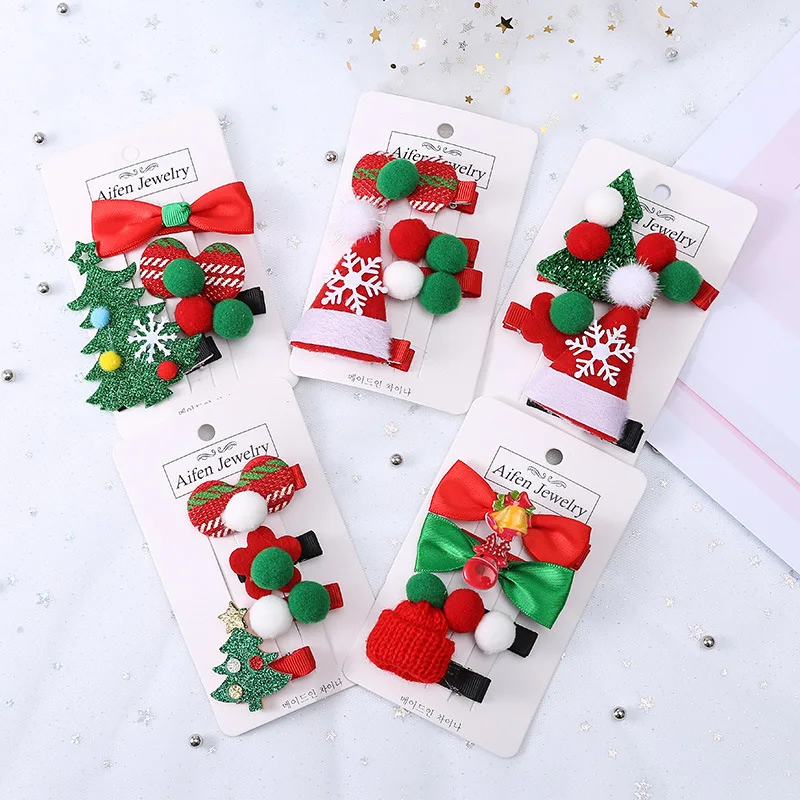 New 4pcs/set Children Cute Christmas Decorate Hairpins Cartoon hair clip kids girls handmade Barrettes Accessories headwear gift
New 4pcs/set Children Cute Christmas Decorate Hairpins Cartoon hair clip kids girls handmade Barrettes Accessories headwear gift