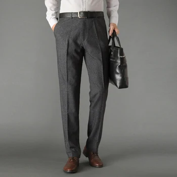 New Autumn Winter Formal Middle-ag Suit Pants Men For Father High Quality Fit Casual Business Straight Dress Trouser
New Autumn Winter Formal Middle-ag Suit Pants Men For Father High Quality Fit Casual Business Straight Dress Trouser