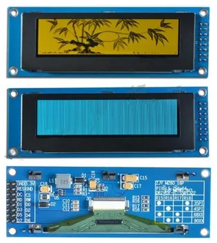 2.8 inch 16P SPI Blue/Yellow OLED Screen with Adapter Board SSD1322 Driver IC 256*64 Parallel Interface
2.8 inch 16P SPI Blue/Yellow OLED Screen with Adapter Board SSD1322 Driver IC 256*64 Parallel Interface