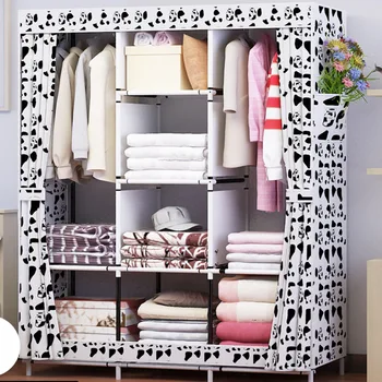 Waterproof Oxford Cloth Multi-purpose Clothing Storage Cabinet Wardrobe DIY Assembly Reinforced Folding Storage Closet Furniture
Waterproof Oxford Cloth Multi-purpose Clothing Storage Cabinet Wardrobe DIY Assembly Reinforced Folding Storage Closet Furniture