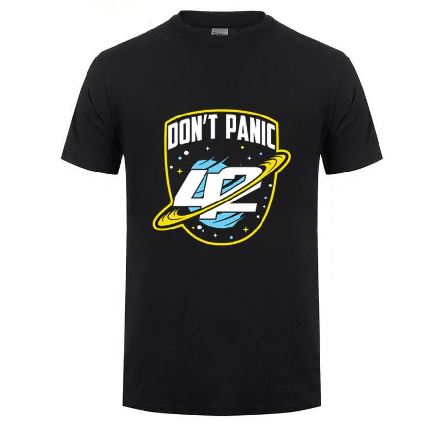 2019 Fashion Custom T shirt men dont panic sci-fi 42 Hitchhiker Guide To The Galaxy T-shirt Retro Science Guide Tee shirt eminem
2019 Fashion Custom T shirt men dont panic sci-fi 42 Hitchhiker Guide To The Galaxy T-shirt Retro Science Guide Tee shirt eminem