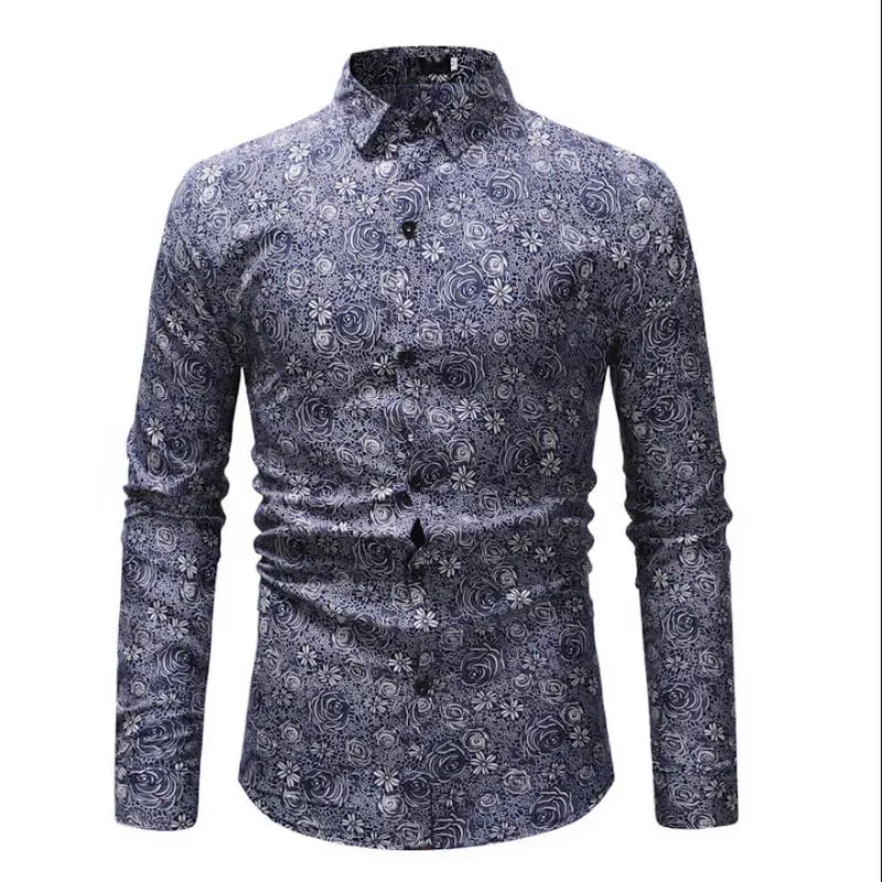 New Spring Men Casual Shirts Fashion Long Sleeve Brand Printed Button-Up Formal Business Polka Dot Floral Men Dress Shirt M-3XL
New Spring Men Casual Shirts Fashion Long Sleeve Brand Printed Button-Up Formal Business Polka Dot Floral Men Dress Shirt M-3XL