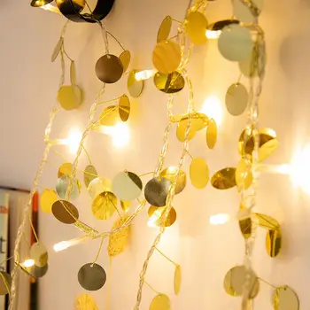 2M 20Leds LED Gold Color Round Piece Light String with Battery Box for Wedding Party Decoration
2M 20Leds LED Gold Color Round Piece Light String with Battery Box for Wedding Party Decoration