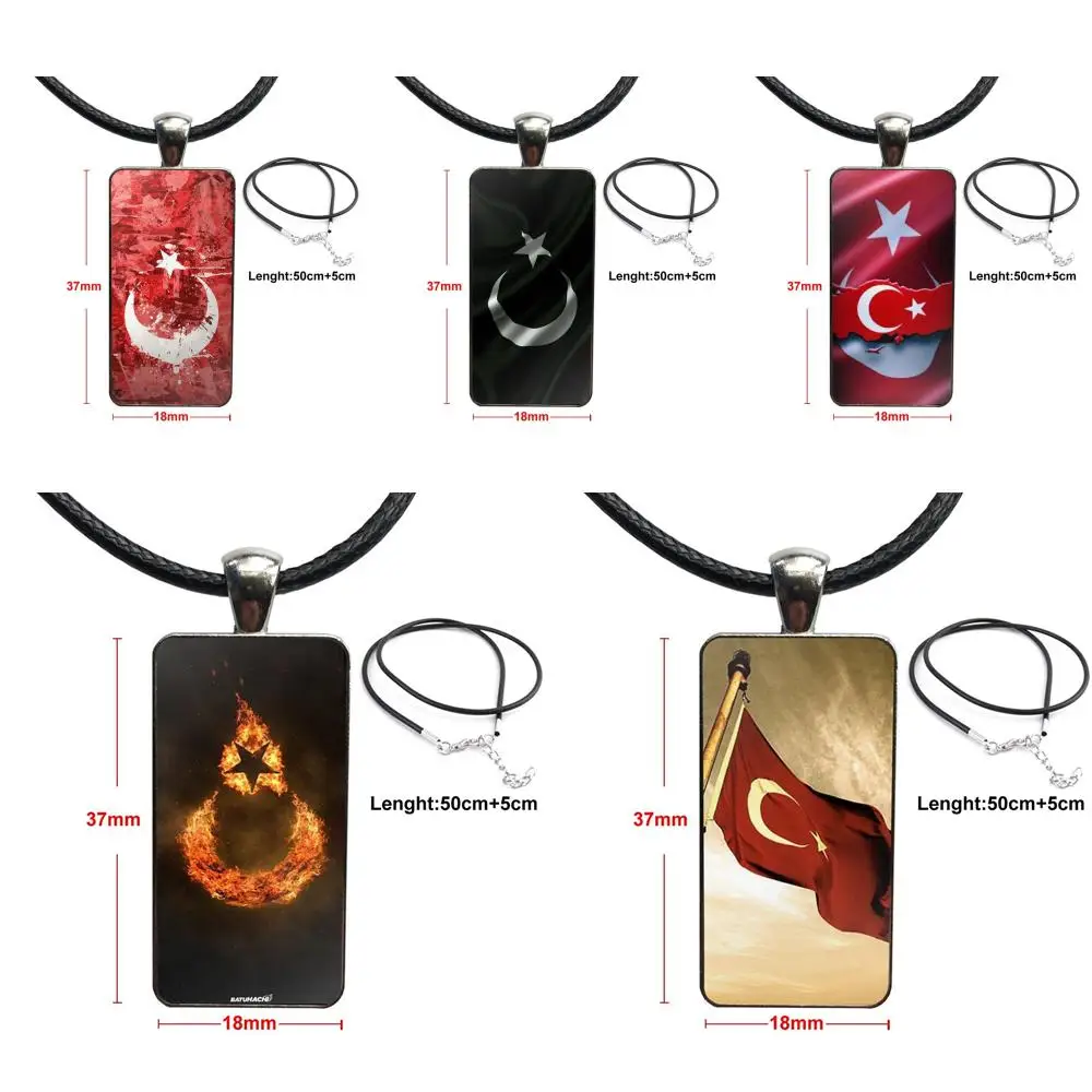 Vintage Jewelry Steel Color Glass Cabochon Choker Pendant Long Rectangle Necklace For Women Girls Turkey Flag
Vintage Jewelry Steel Color Glass Cabochon Choker Pendant Long Rectangle Necklace For Women Girls Turkey Flag