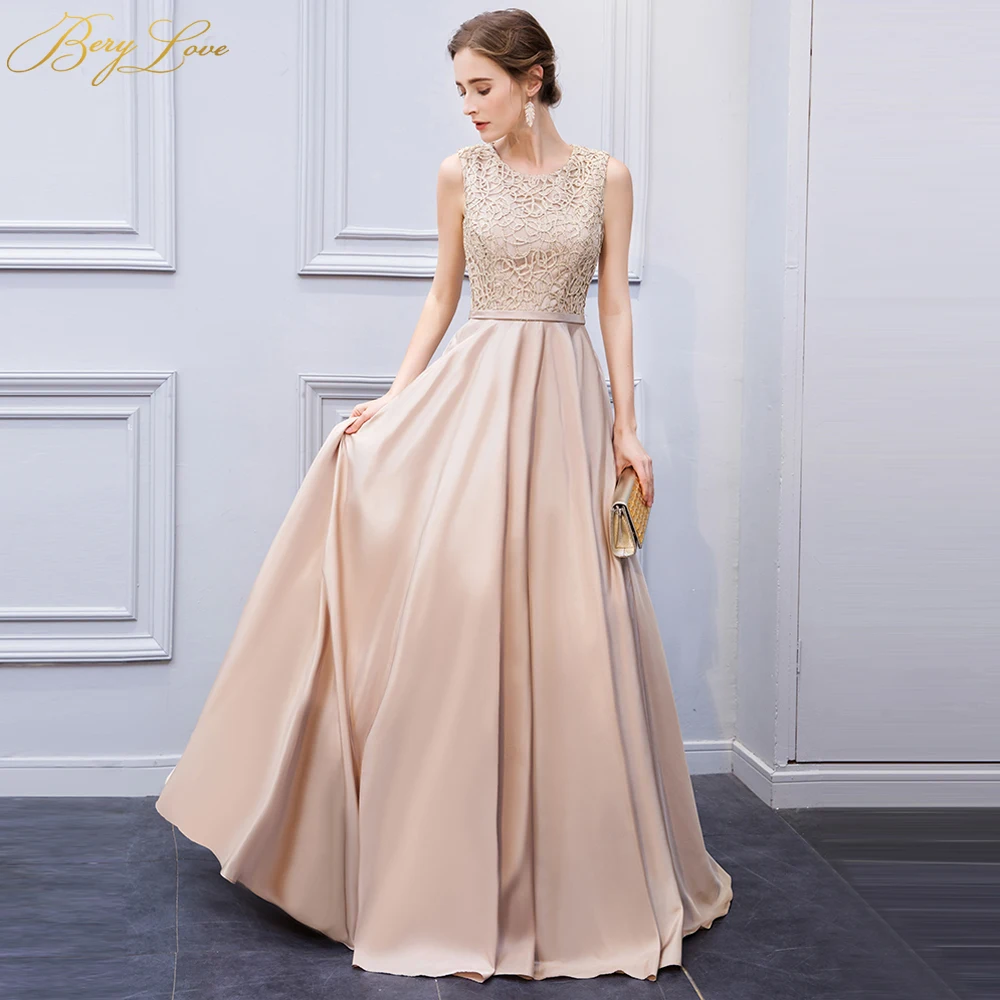 BeryLove Elegant Light Champagne Lace Evening Dresses 2018 Long Sequined Evening Gowns Formal Evening Dress Prom Party Dresses
BeryLove Elegant Light Champagne Lace Evening Dresses 2018 Long Sequined Evening Gowns Formal Evening Dress Prom Party Dresses