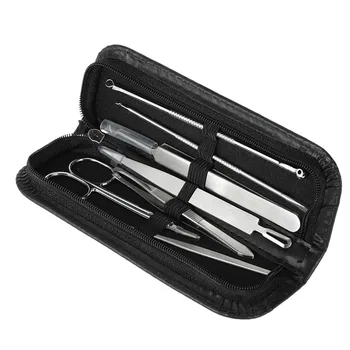Stainless Steel Facial Pimple Comedones Needle Acne Cleaner Set Double-ended Blemish Remover Tools
Stainless Steel Facial Pimple Comedones Needle Acne Cleaner Set Double-ended Blemish Remover Tools