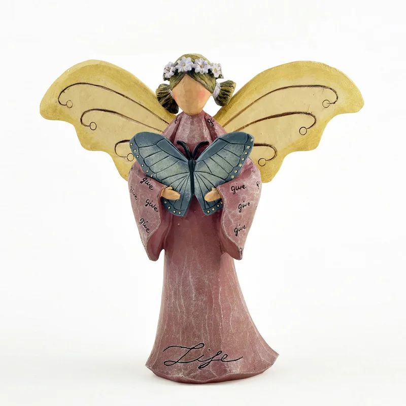 American Pastoral Creative Home Decorations Wedding Christmas Gifts Flower Fairy Forest Angels Figure Miniature Figurines
American Pastoral Creative Home Decorations Wedding Christmas Gifts Flower Fairy Forest Angels Figure Miniature Figurines
