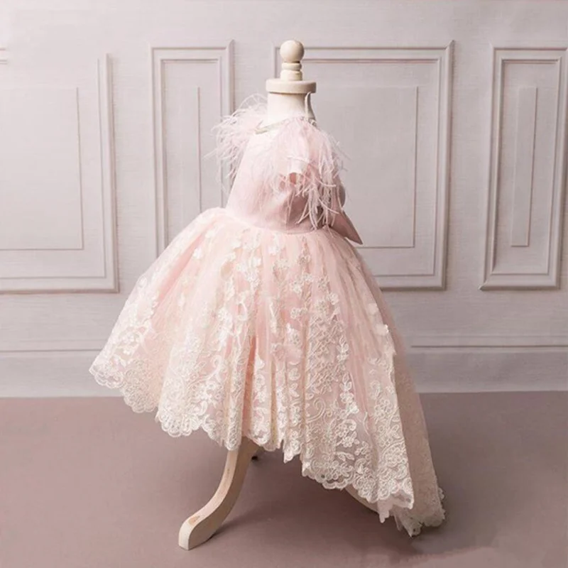 Lovely Pink Flower Girl Dress Sleeveless Lace Applique O-Neck Beauty pageant Bow Fluffy Birthday Party Communion Dresses
Lovely Pink Flower Girl Dress Sleeveless Lace Applique O-Neck Beauty pageant Bow Fluffy Birthday Party Communion Dresses