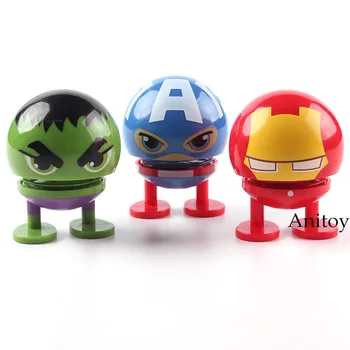 Action Figures Marvel Avengers Captain America Iron Man Bobble Head Spring Toy PVC Car Decoration Collectible Model Toy
Action Figures Marvel Avengers Captain America Iron Man Bobble Head Spring Toy PVC Car Decoration Collectible Model Toy