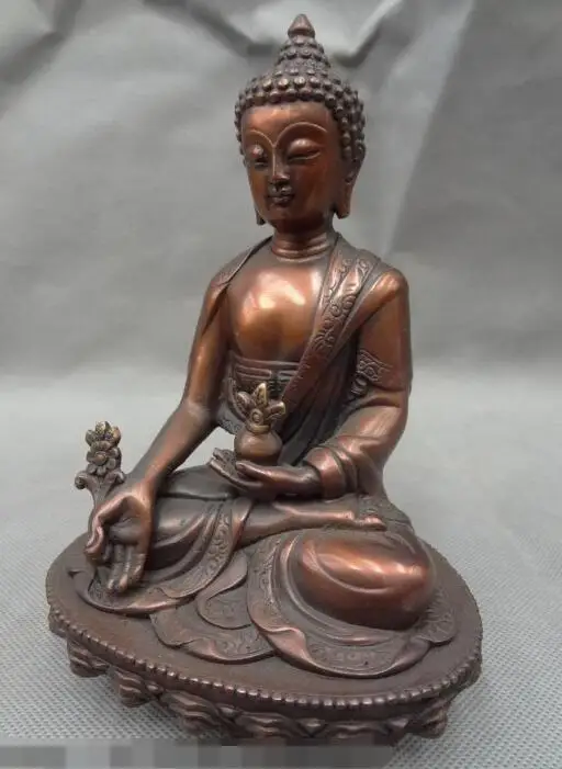 song voge gem S6594 Chinese Pure Bronze Sakyamuni Shakyamuni Tibet Joss Medicine Buddha Seat Statue
song voge gem S6594 Chinese Pure Bronze Sakyamuni Shakyamuni Tibet Joss Medicine Buddha Seat Statue