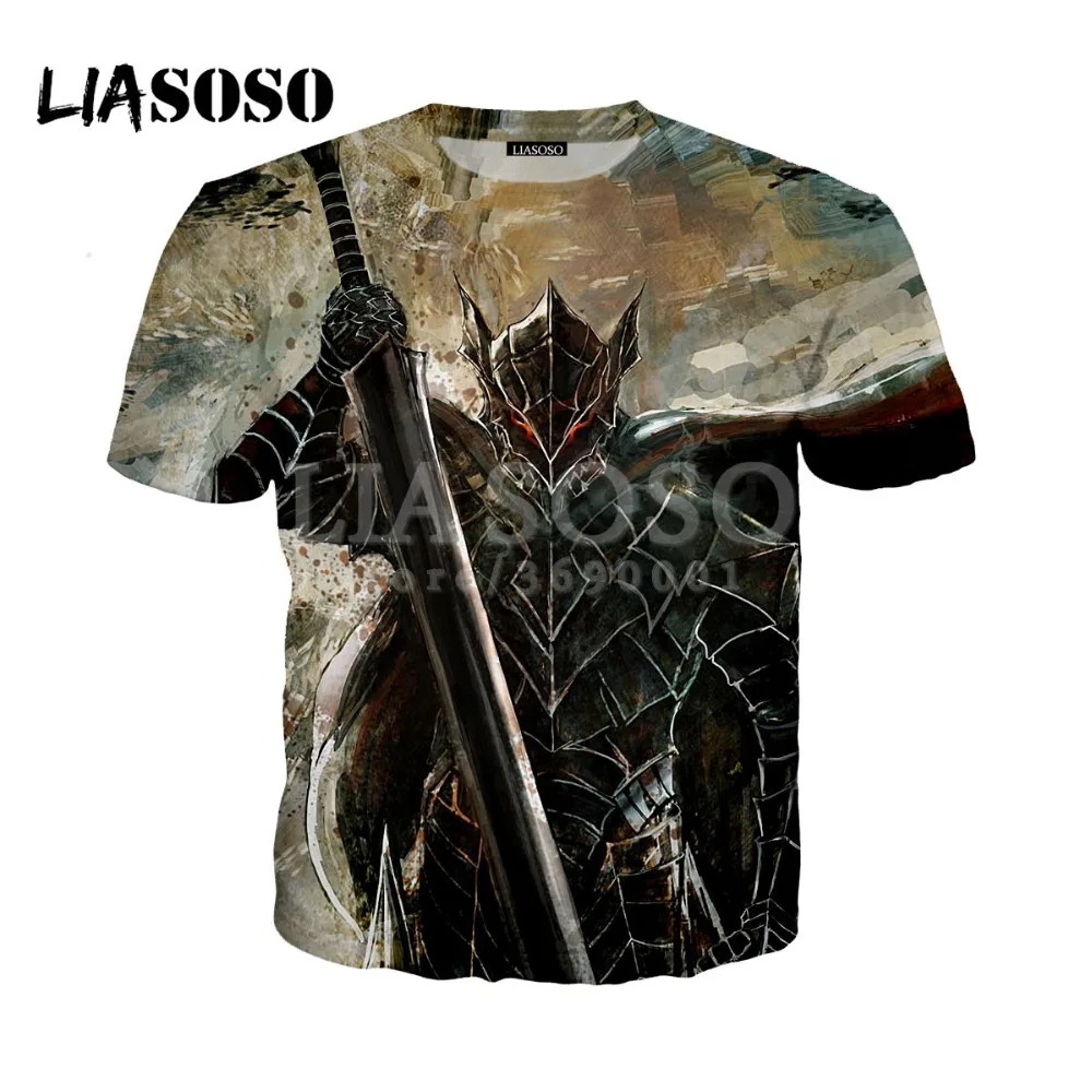 LIASOSO Casual 3D Print Women Men Berserker Stylish O-neck Tshirt Summer T-shirt Hip Hop Pullover Harajuku Short Sleeve X0834
LIASOSO Casual 3D Print Women Men Berserker Stylish O-neck Tshirt Summer T-shirt Hip Hop Pullover Harajuku Short Sleeve X0834