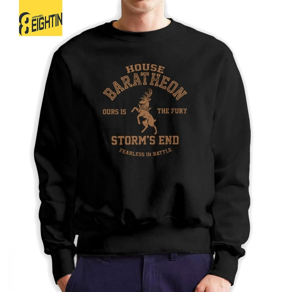 House Baratheon Ours Is The Fury Storm's End Game Of Thrones Man Sweatshirt Graphic Cotton Crewneck Pullovers Lightweight Hoodie
House Baratheon Ours Is The Fury Storm's End Game Of Thrones Man Sweatshirt Graphic Cotton Crewneck Pullovers Lightweight Hoodie