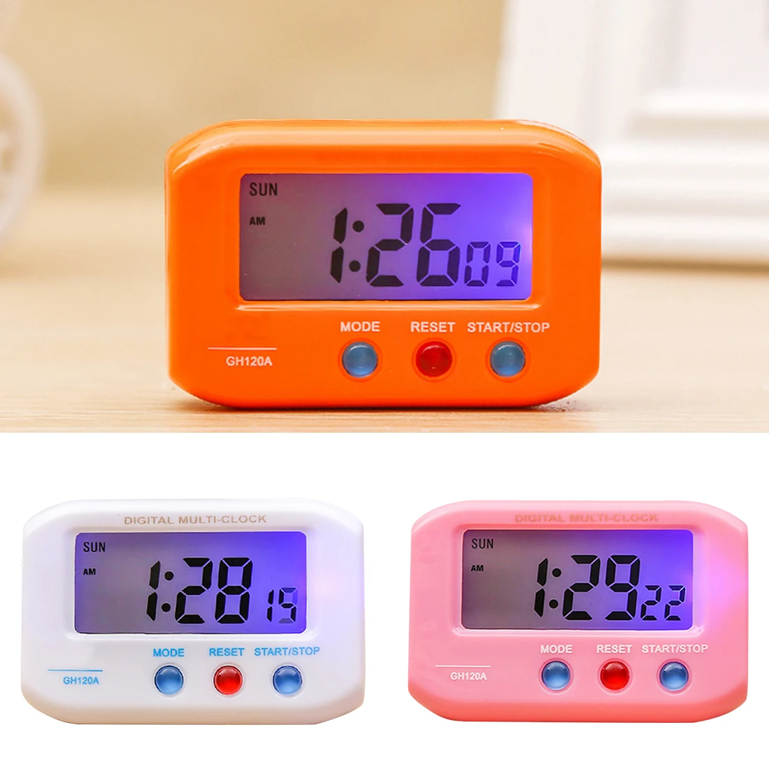 1pc Portable Digital Electronic Travel Alarm Clock Automotive Electronic Stopwatch LCD Clock With Snooze despertador
1pc Portable Digital Electronic Travel Alarm Clock Automotive Electronic Stopwatch LCD Clock With Snooze despertador