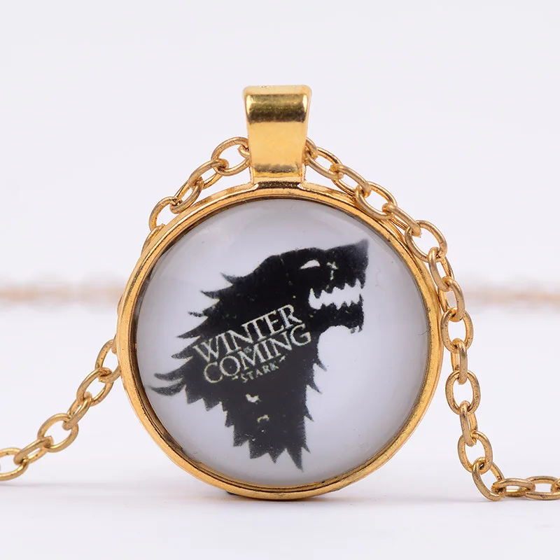 A Song of Ice and Fire Game of Thrones Time gem Alloy glass pendant necklace Fashion hanging accessories Creative gift for kids
A Song of Ice and Fire Game of Thrones Time gem Alloy glass pendant necklace Fashion hanging accessories Creative gift for kids