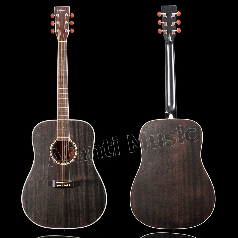 41 inch Acoustic/ Solid Africa Mahogany top / Mahogany back and sides/ AFANTI Acoustic guitar (AFA-918)
41 inch Acoustic/ Solid Africa Mahogany top / Mahogany back and sides/ AFANTI Acoustic guitar (AFA-918)