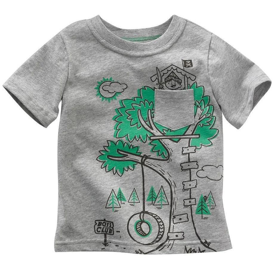 Hooyi Baby Boys T-Shirts Summer Short Sleeve Grey Character Tree Pirate Children Clothes 1-6year Boy Tee Shirts Tops Jersey
Hooyi Baby Boys T-Shirts Summer Short Sleeve Grey Character Tree Pirate Children Clothes 1-6year Boy Tee Shirts Tops Jersey