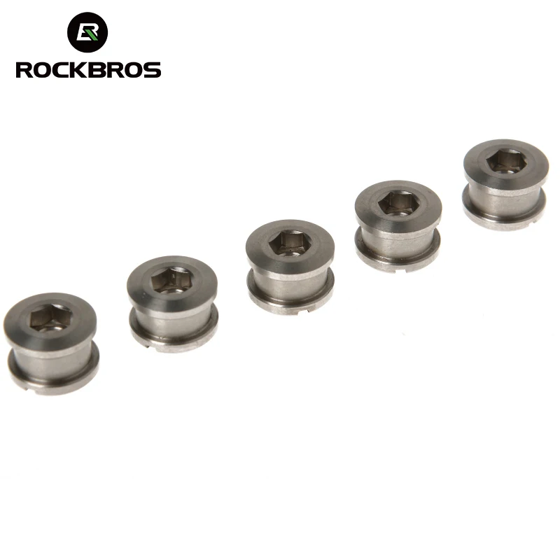 RockBros Bike Bicycle Cycling Titanium Crankset Chainring Bolts Nuts M8 for Fixed Gear Track 5pairs/Lot Bike Bicycle Repair Tool
RockBros Bike Bicycle Cycling Titanium Crankset Chainring Bolts Nuts M8 for Fixed Gear Track 5pairs/Lot Bike Bicycle Repair Tool
