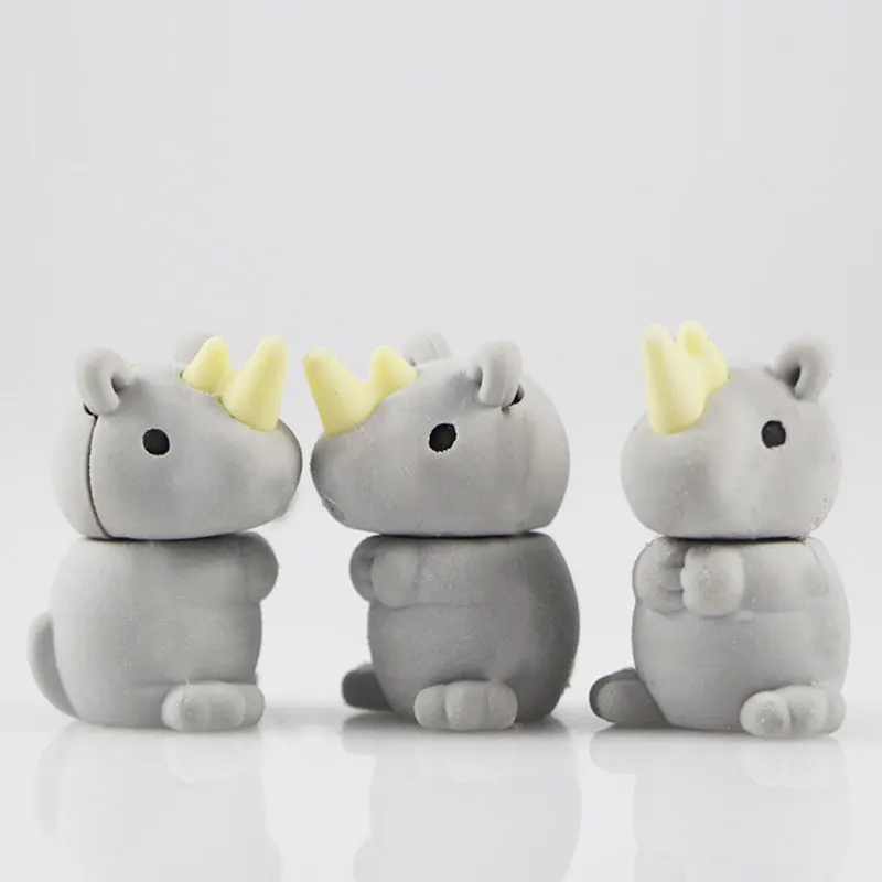 1Pcs Stationery Supplies Kawaii Cartoon Pencil Erasers cute Rhinoceros Erasers office Correction Supplies Kid learning Gifts
1Pcs Stationery Supplies Kawaii Cartoon Pencil Erasers cute Rhinoceros Erasers office Correction Supplies Kid learning Gifts