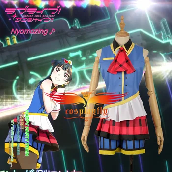 LoveLive!SunShine!! Aqours 3rd Single HAPPY PARTY TRAIN Tsushima Yoshiko Dress Girls Cosplay Costume Adult Women Clothing
LoveLive!SunShine!! Aqours 3rd Single HAPPY PARTY TRAIN Tsushima Yoshiko Dress Girls Cosplay Costume Adult Women Clothing
