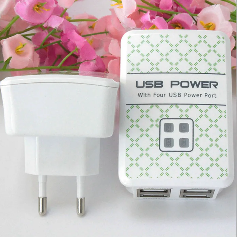 

5V/5A Dual Ports USBCharger Fast Wall Charger EU / US / UK Plug Portable Smart TravelCharger For iPhone Samsung Huawei & More