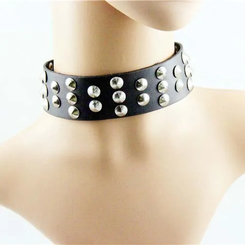 Stud Punk Choker Necklace Black Leather Rock Gothic Torques Unisex Night Club Necklace Jewelry
Stud Punk Choker Necklace Black Leather Rock Gothic Torques Unisex Night Club Necklace Jewelry