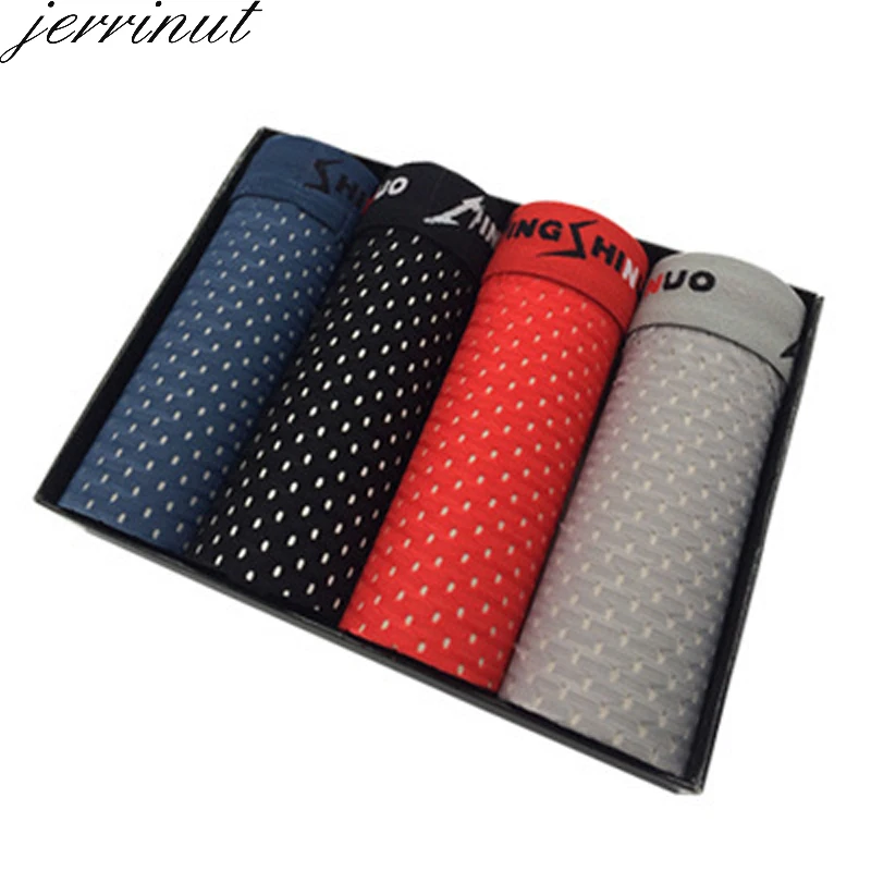 jerrinut 4Pcs/lot Plus Size Mens Underwear Boxer Summer Lce Silk Male Boxer Panties Breathable Comfortable Man Boxer Brand
jerrinut 4Pcs/lot Plus Size Mens Underwear Boxer Summer Lce Silk Male Boxer Panties Breathable Comfortable Man Boxer Brand