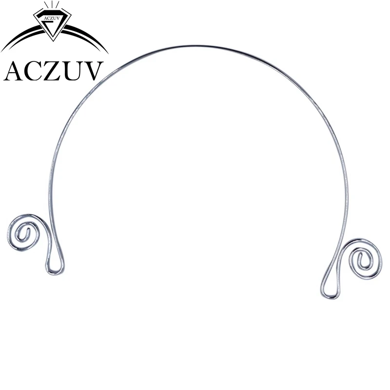 Rodium Plated 50pcs 2mm Wire 155mm Metal Collar Circle Choker Necklace Findings Accessories CNW010
Rodium Plated 50pcs 2mm Wire 155mm Metal Collar Circle Choker Necklace Findings Accessories CNW010