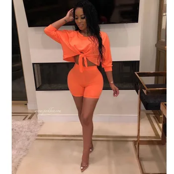 2019 Fashion Casual Solid O Neck Off One Shoulder Half Sleeve Bow Crop Top With Shorts Women Two Piece Suits
2019 Fashion Casual Solid O Neck Off One Shoulder Half Sleeve Bow Crop Top With Shorts Women Two Piece Suits