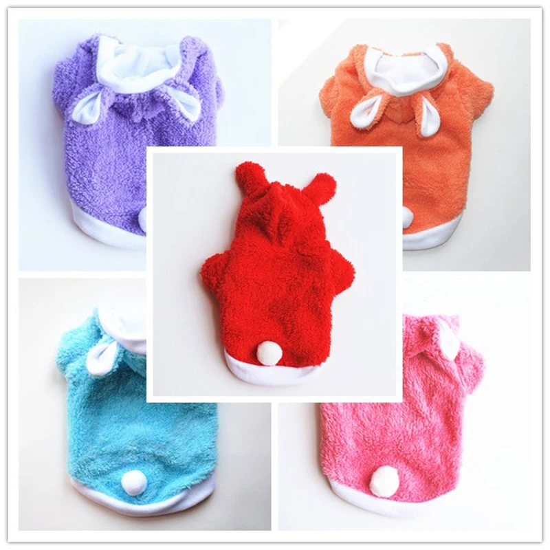 Pet Dog Clothes For Small Dogs rabbit Hooded Dog Costume Winter Warm Fleece Coat Jacket Puppy Chihuahua Hoodie Clothing Apparel
Pet Dog Clothes For Small Dogs rabbit Hooded Dog Costume Winter Warm Fleece Coat Jacket Puppy Chihuahua Hoodie Clothing Apparel
