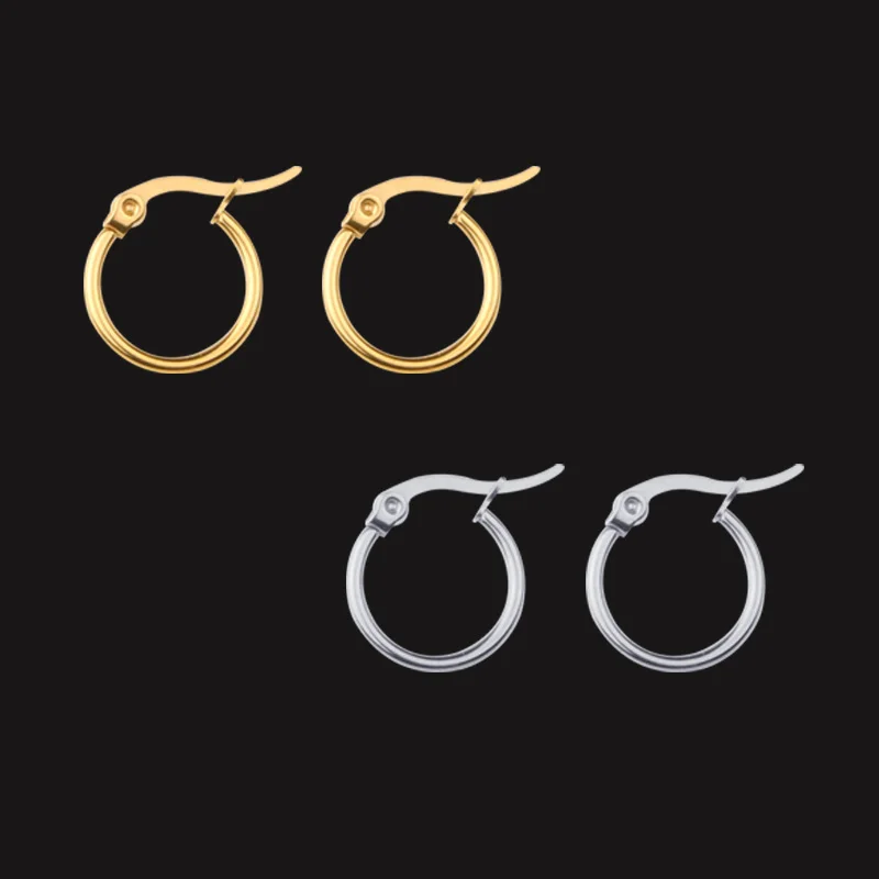 Stainless steel 15mm small hoop Earring for women gold silver color Women‘s gift wholesale Jewelry 2019 hot
Stainless steel 15mm small hoop Earring for women gold silver color Women‘s gift wholesale Jewelry 2019 hot