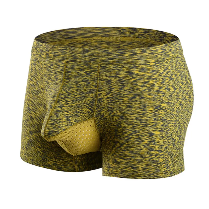 48 Hours Delivery Mens Freedom without Restriction Underpants Colored Cotton Double-storehouse Stereo Mesh Bag Shorts
48 Hours Delivery Mens Freedom without Restriction Underpants Colored Cotton Double-storehouse Stereo Mesh Bag Shorts