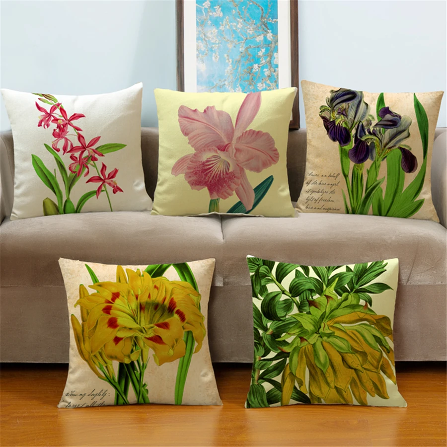 Painted Tropical Flower Cheap Cushion Cover Pillow Case Nordic Decoration Home Decorative Throw Pilllow Covers For Chair e837
Painted Tropical Flower Cheap Cushion Cover Pillow Case Nordic Decoration Home Decorative Throw Pilllow Covers For Chair e837
