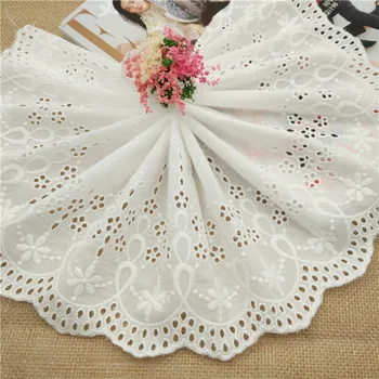 Free Shipping Hollow Embroidered Cotton Lace Fabric Clothes Accessories Skirt Curtain Sofa DIY Lace Trim Width 17cm 3Yds/lot
Free Shipping Hollow Embroidered Cotton Lace Fabric Clothes Accessories Skirt Curtain Sofa DIY Lace Trim Width 17cm 3Yds/lot