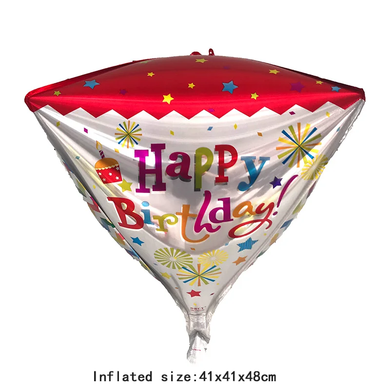 20PC 4D happy birthday balloon Aluminum foil Helium balloons 1st birthday party decorations Supplies
20PC 4D happy birthday balloon Aluminum foil Helium balloons 1st birthday party decorations Supplies