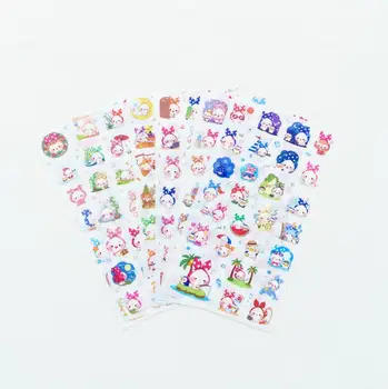 24 pack/lot Lovely Scarf Pet Rabbit PVC Stickers Diary Sticker Scrapbook Decoration PVC Stationery Stickers
24 pack/lot Lovely Scarf Pet Rabbit PVC Stickers Diary Sticker Scrapbook Decoration PVC Stationery Stickers