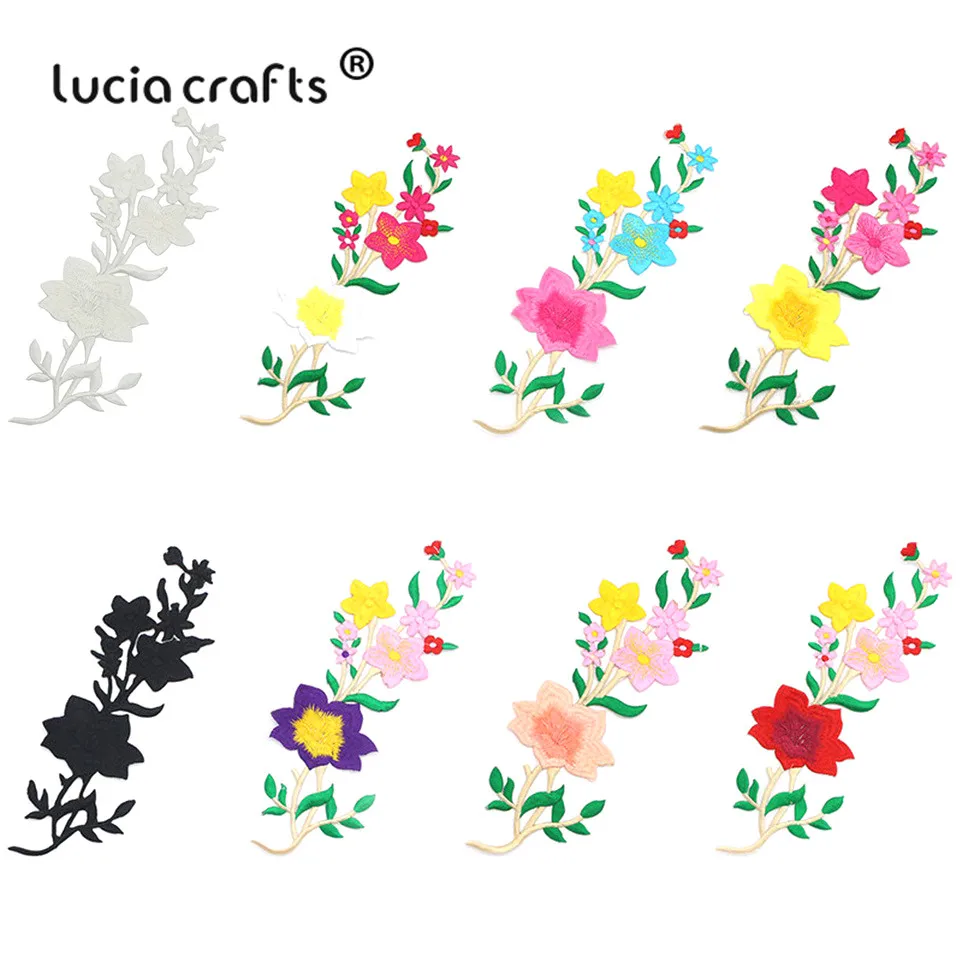 Lucia crafts 1piece 9.3*25cm Flowers Patches Applique Clothing Embroidered Iron on Patch DIY Garment Fabric Sticker 082007350
Lucia crafts 1piece 9.3*25cm Flowers Patches Applique Clothing Embroidered Iron on Patch DIY Garment Fabric Sticker 082007350