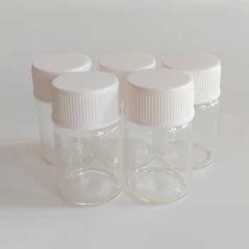 50pcs/lot 6ml White cap glass bottle 22*35mm Sealed Plastic Screw cap glass vials small liquid bottle Dry goods Storage bottle
50pcs/lot 6ml White cap glass bottle 22*35mm Sealed Plastic Screw cap glass vials small liquid bottle Dry goods Storage bottle