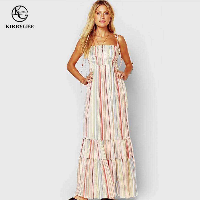 KirbyGee White Pink Striped Women Long Vacation Dress Plue Size Boho Lace Up Beach Maxi Dress Bohemian Vintage Plaid Dress
KirbyGee White Pink Striped Women Long Vacation Dress Plue Size Boho Lace Up Beach Maxi Dress Bohemian Vintage Plaid Dress